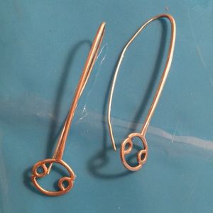 Handmade silver earrings